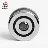 Stainless Steel Zircon Stone Ear Plugs Pair Gauges