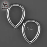 Copper Water Drop Ear Weight Gauges Earrings Piercing Body Jewelry 3mm 2PCS