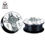 Pentagram Sheep Head Acrylic Ear Piercing Plugs Tunnels Body Jewelry