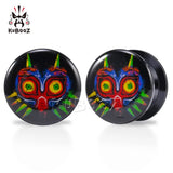 Acrylic Abstract Cat Ear Plugs Earring 6-30mm 2PCS