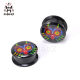 Acrylic Abstract Cat Ear Plugs Earring 6-30mm 2PCS