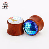 Wood Ear Plugs Gauges Pair 2pcs Body Jewelry Expander