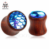 Wood Ear Plugs Gauges Pair 2pcs Body Jewelry Expander
