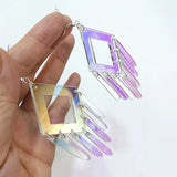 Geometric Long Drop Earrings for Women