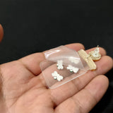 Clear Bottle Fireflies Drop Earrings for Girls Kids Womens