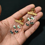 Clear Bottle Fireflies Drop Earrings for Girls Kids Womens