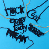 Halloween ZOMBIE Pendant Necklace for Women Men