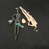 Halloween Brown Skin Long Drop Earrings for Women