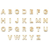 Hollow Letter Name Necklace Initial A-Z Alphabet Choker