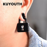 Square Lock Magnet Ear Weight Gauges Body Jewelry Earring Piercing Expanders