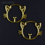 Copper Cat Buckle Ear Weight Earring 2mm 2PCS