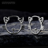 Copper Cat Buckle Ear Weight Earring 2mm 2PCS