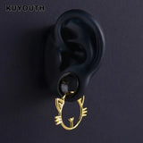 Copper Cat Buckle Ear Weight Earring 2mm 2PCS