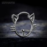 Copper Cat Buckle Ear Weight Earring 2mm 2PCS