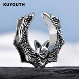 Copper Bat Saddle Ear Tunnels Earring Gauges 2PCS