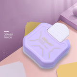 KW-TRIO 3 In 1 Corner Punch 3 Shapes Hole Punch Paper Pattern Cutter
