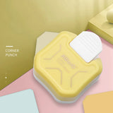 KW-TRIO Creative Pattern Corner Punch 2 Pieces 3 Shapes Hole Punch Paper Cutter