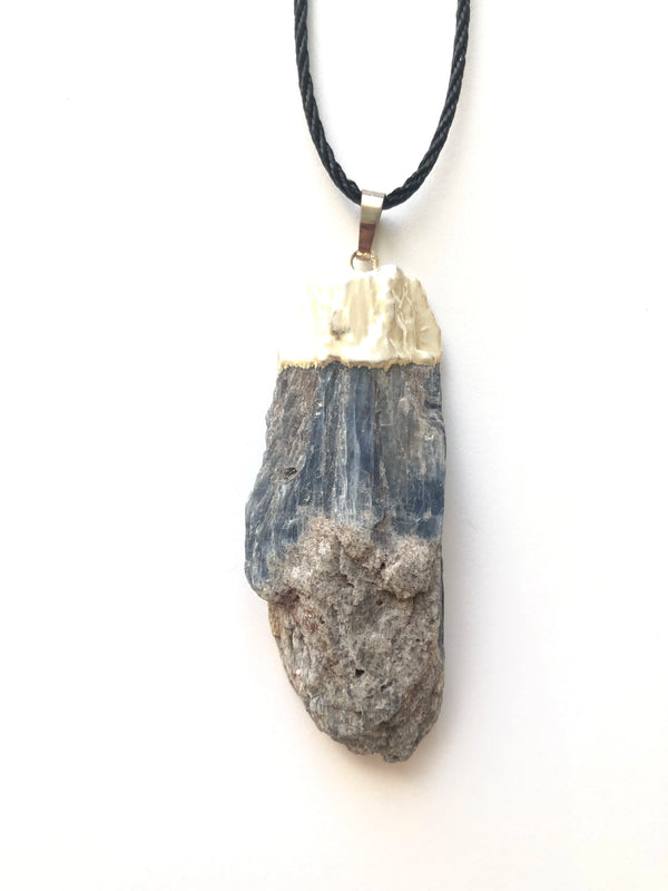 Kyanite Stone Necklace for Peaceful Sleep