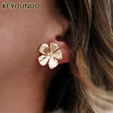 Vintage Boho Style Flowers Stud Earrings for Women - Party Jewelry