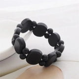 BaniShi Natural Bian Stone Carved Bracelet For Women and Men