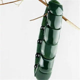 Hetian Jade Men's Bracelet Natural Qing Jade Vintage Hand Row Gift Jewelry