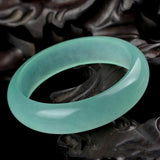 Pretty Light Green Romantic Natural Stone Bracelet Lucky Girl's Bangle