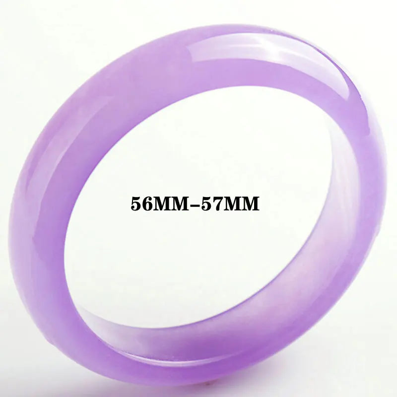 Pretty Light Purple Stone Bracelet, Girl's Bangle Jewelry