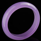 Pretty Light Purple Stone Bracelet, Girl's Bangle Jewelry