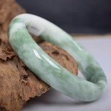 Green Stone Bangle 56mm-63mm Natural Stone Bangles Women Jewelry