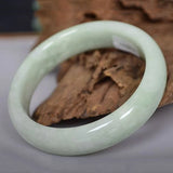 Green Stone Bangle 56mm-63mm Natural Stone Bangles Women Jewelry