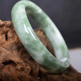 Green Stone Bangle 56mm-63mm Natural Stone Bangles Women Jewelry