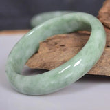 Green Stone Bangle 56mm-63mm Natural Stone Bangles Women Jewelry