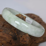 Green Stone Bangle 56mm-63mm Natural Stone Bangles Women Jewelry