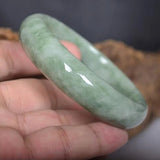 Green Stone Bangle 56mm-63mm Natural Stone Bangles Women Jewelry