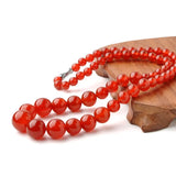 Red Ma Nao Crystal Tower Necklace