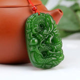 XINJIANG HeTian Stone Dragon Pendants for Men and Women