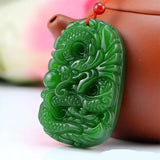 XINJIANG HeTian Stone Dragon Pendants for Men and Women