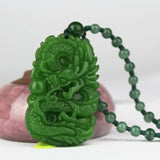 XINJIANG HeTian Stone Dragon Pendants for Men and Women