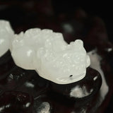 Natural Stone Hand Carved PiXiu Pendant - Men and Women's Jewelry