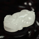 Natural Stone Hand Carved PiXiu Pendant - Men and Women's Jewelry