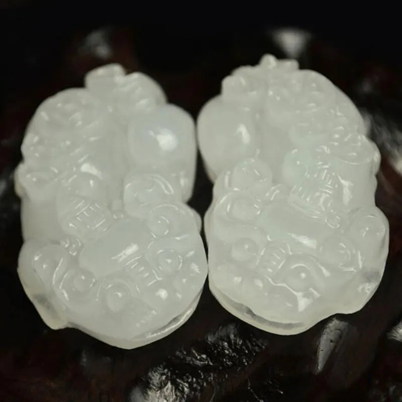 Natural Stone Hand Carved PiXiu Pendant - Men and Women's Jewelry