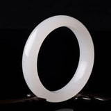 Narrow Natural Stone Bracelet Bangle for Women