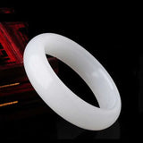 Narrow Natural Stone Bracelet Bangle for Women