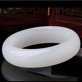 Narrow Natural Stone Bracelet Bangle for Women