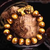 Tiger Eye Pixiu Bracelet Natural Stone Women Men Jewelry