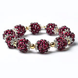 Hot High Natural garnet bracelet women crystal bracelet jewelry