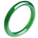 Green Stone Bangles Women Crystal Bracelet Jewelry