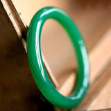 Green Stone Bangles Women Crystal Bracelet Jewelry