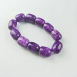 Purple Stone Bracelet for Women and Men