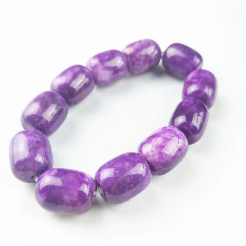 Purple Stone Bracelet for Women and Men